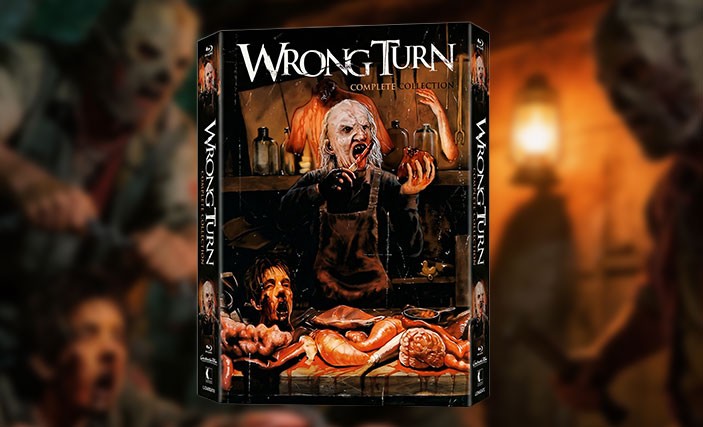 Wrong Turn 1-6 Complete Collection, im Limited wattiertem Mediabook