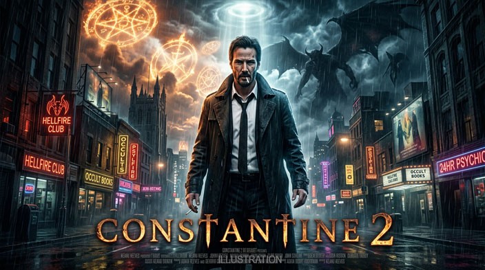 Constantine 2: Keanu Reeves kehrt als d�sterer DC-Held zur�ck