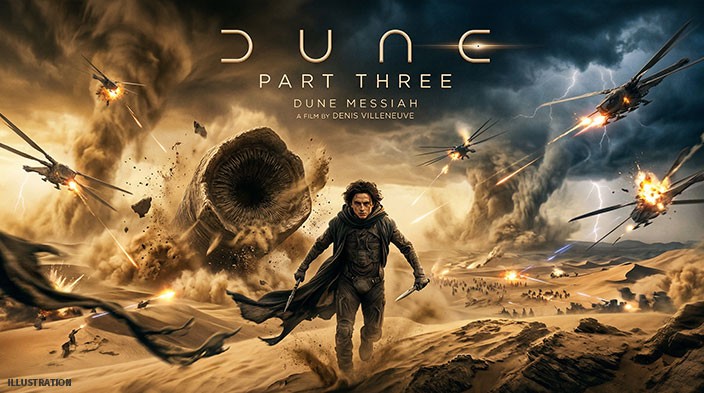 Dune: Part Three mit Timothée Chalamet als Paul Atreides