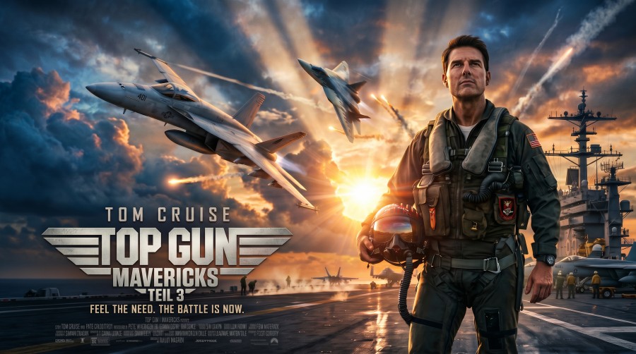 Nach "Mission: Impossible": Tom Cruise hebt in "Top Gun 3" wieder ab ? jetzt ist die n�chste Kino-Mission offiziell