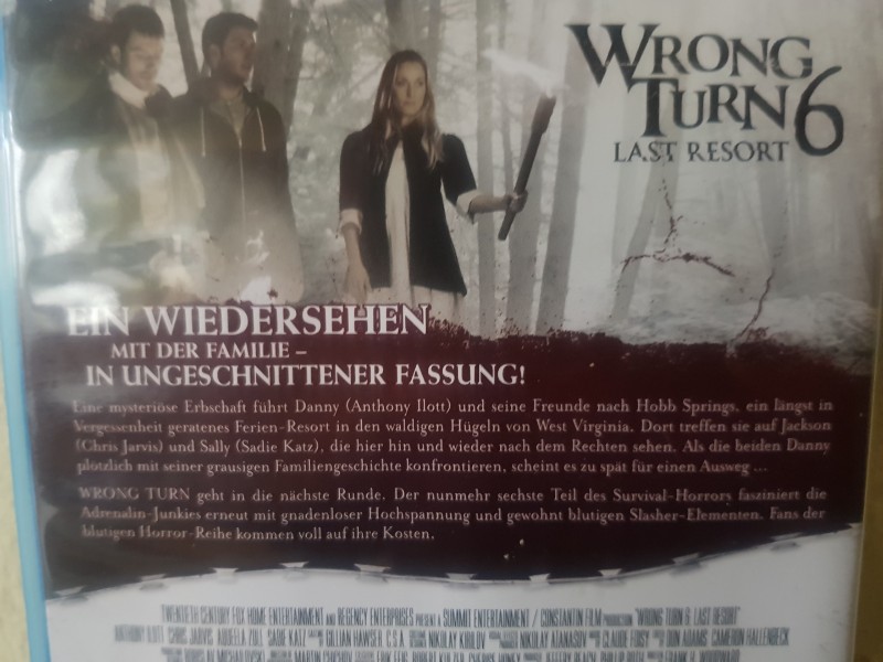 WRONG TURN TEIL 4 & 6 Kaufen!