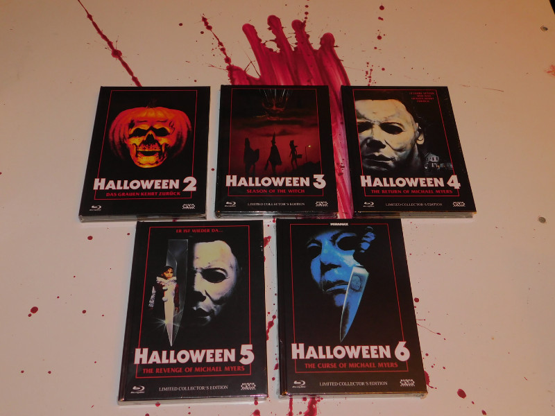 Halloween 2 3 4 5 6 Mediabook B Sammlung Nsm Ovp Kaufen