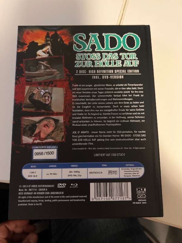 Sado Stoss Das Tor Zur Hölle Auf Sado Stoss das Tor zur Hölle auf Mediabook RAR Kaufen!