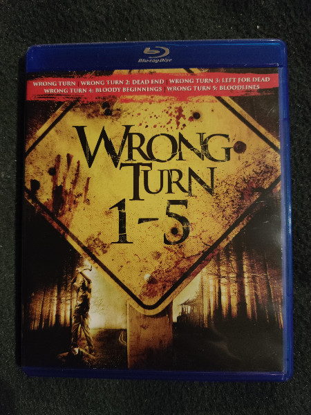 Wrong Turn 1-5 - Unrated - Uncut - Blu-ray - US-Ve