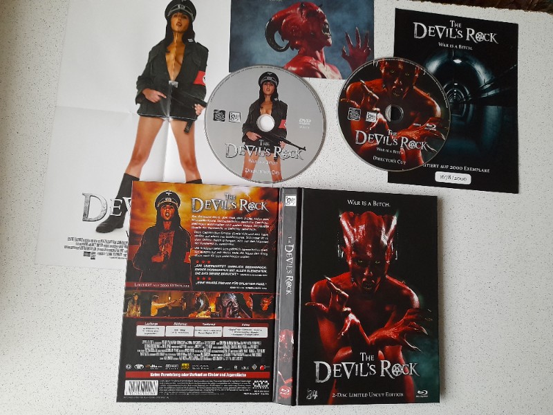 MEDIABOOK : THE DEVIL�S ROCK - UNCUT  - 2000 St�ck