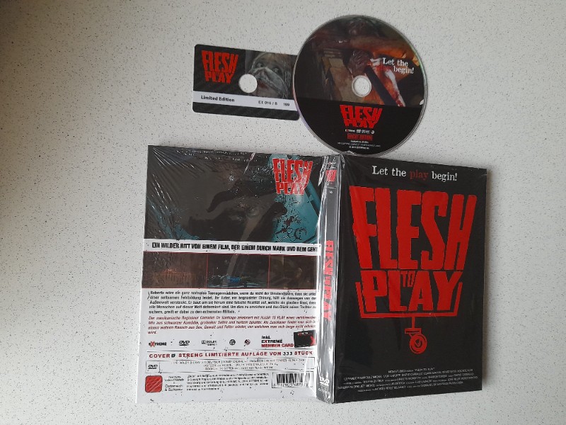MEDIABOOK : FLESH TO PLAY - LIMITIERT 333
