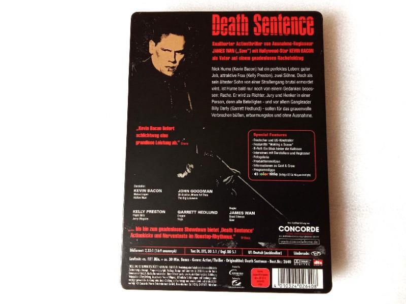 Death Sentence - Todesurteil - Metallbox - DVD