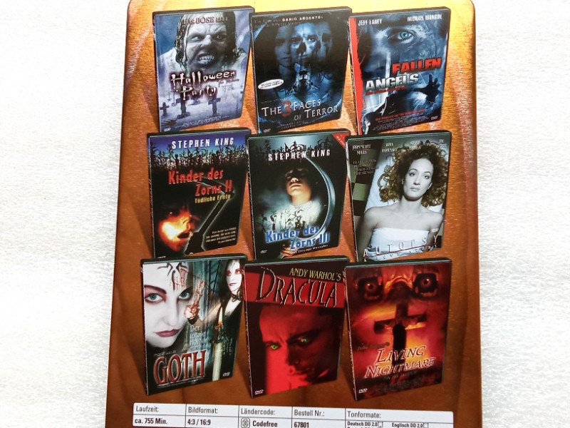 Halloween Box - Metallbox - DVD - 9 Filme Box-