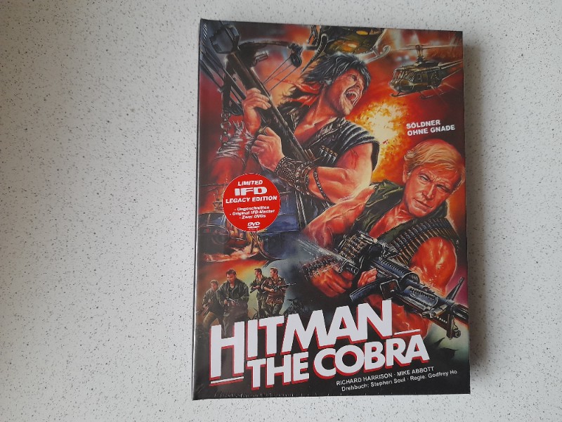 MEDIABOOK : HITMAN THE COBRA - UNCUT - 222 St�ck
