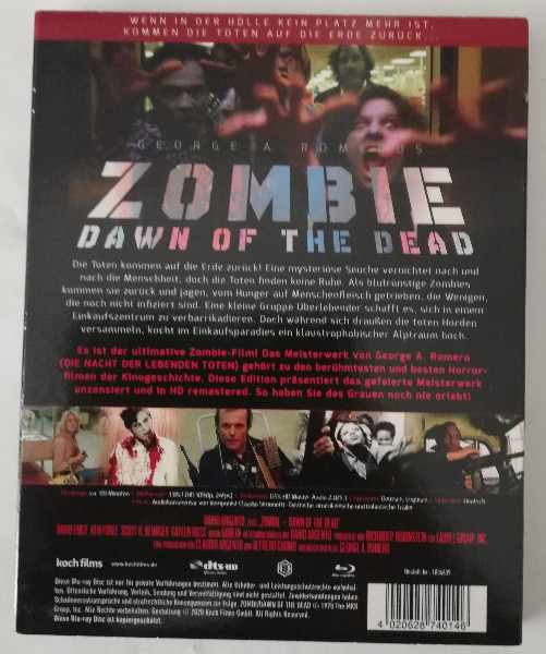 ZOMBIE - ARGENTO  - FASSUNG  ( UNCUT )