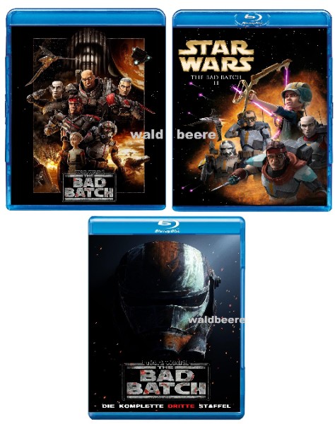 Star Wars The Bad Batch Staffel 1-3 Blu-Ray