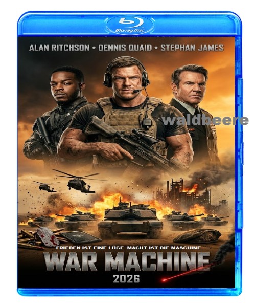 War Machine 2026 Blu-ray Ton Deutsch