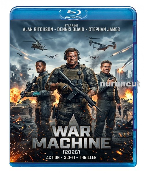 War Machine 2026 Alan Ritchson Blu ray dt