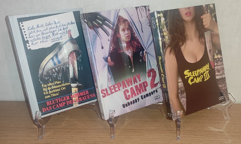 SLEEPAWAY CAMP - 1+2+3 MEDIABOOK RETROGOLD NSM