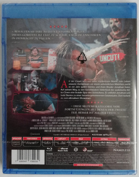 TERRIFIER  2      ( UNCUT ) NEU IN FOLIE