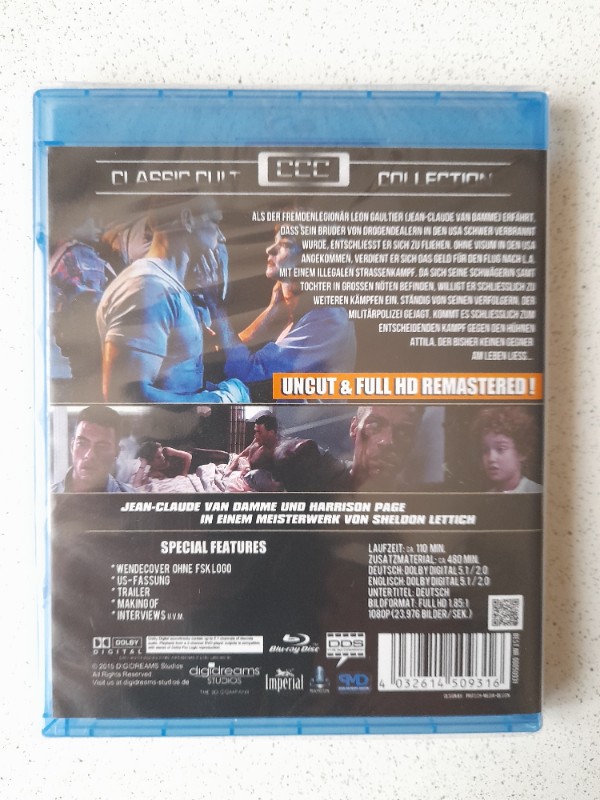 Blu-ray : LEON - UNCUT - JEAN-CLAUDE VAN DAMME