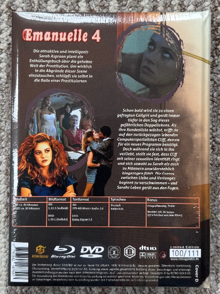 Emanuelle 4 - Mediabook Sondernummer NEU OVP