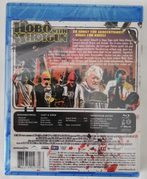 HOBO WITH  A  SHOTGUN  ( UNCUT )  NEU  IN  FOLIE