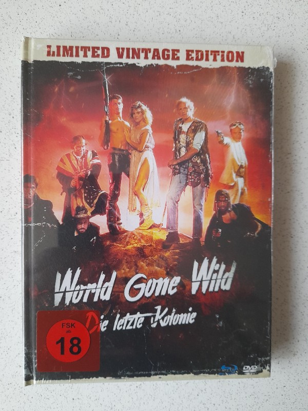 MEDIABOOK : WORLD GONE WILD - UNCUT - ADAM ANT