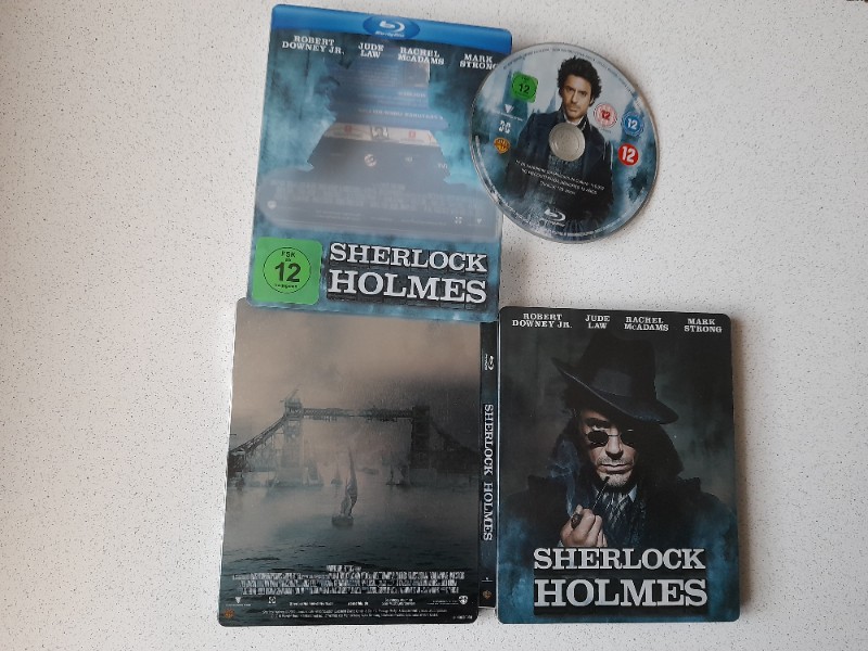 Blu-ray STEELBOOK : SHERLOCK HOLMES -ROBERT DOWNEY