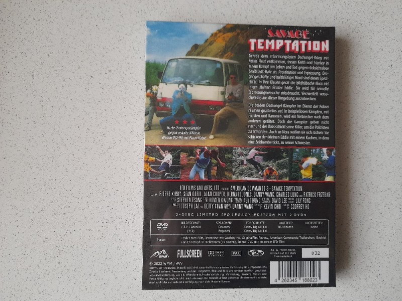 MEDIABOOK : SAVAGE TEMPTATION  - 111 St�ck