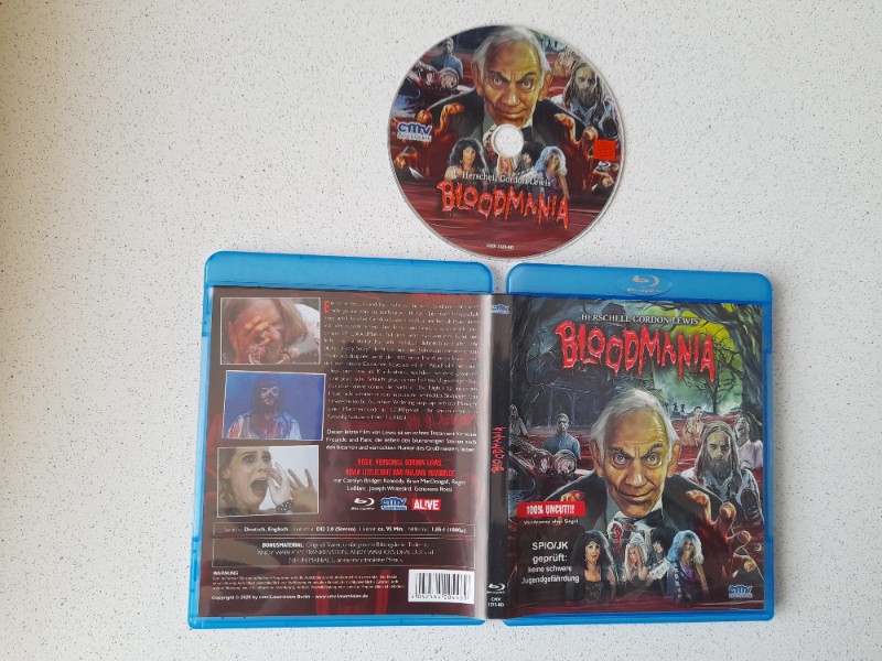 Blu-ray : BLOODMANIA - UNCUT