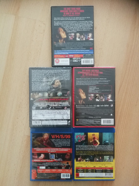 Filmsammlung (Hostel VHS 99 Boy Kills World Texas)