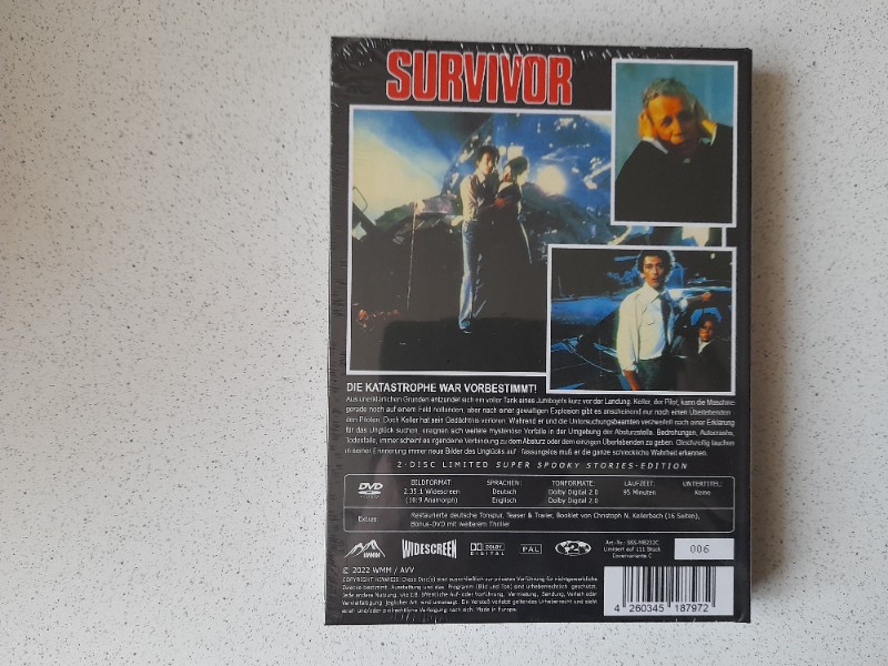 MEDIABOOK : SURVIVOR - JOSEPH COTTEN  -  111 St�ck