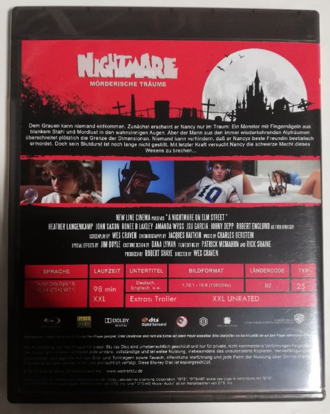 NIGHTMARE  ON  ELM  STREET  XXL  98 min  ( UNCUT )