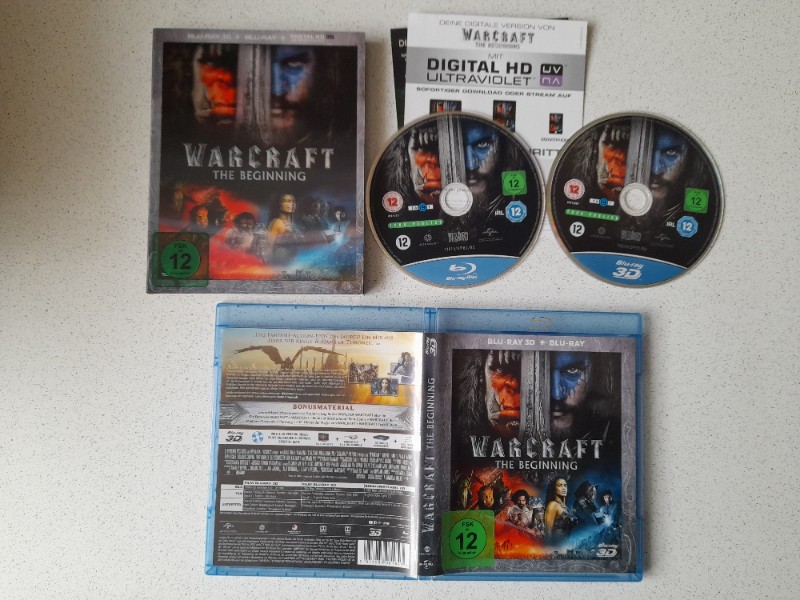 3D Blu-ray : WARCRAFT - LENTICULAR SCHUBER