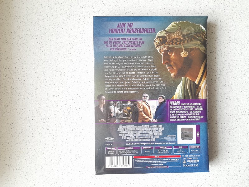 MEDIABOOK : JOHN WICK 3 - 333 St�ck