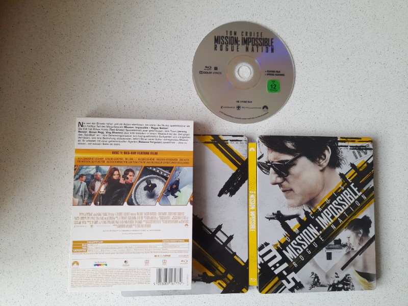 Blu-ray STEELBOOK : MISSION : IMPOSSIBLE 5