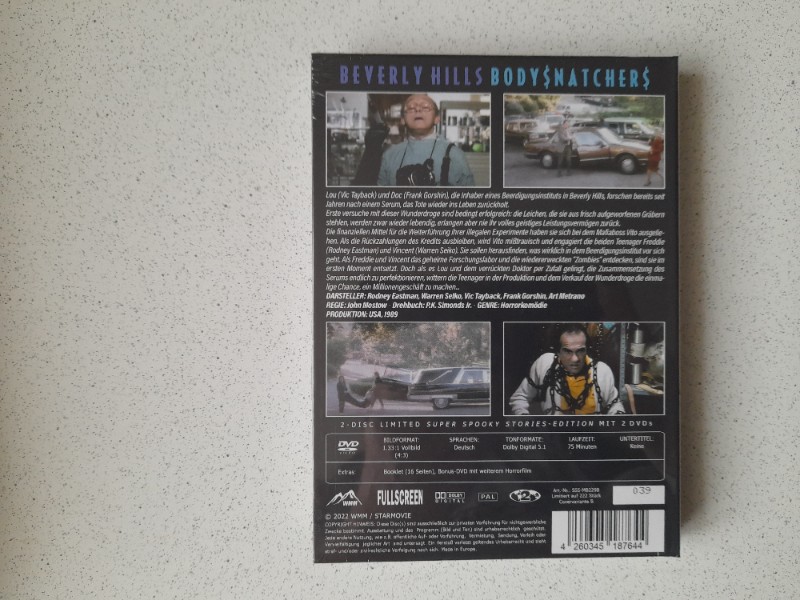 MEDIABOOK : BEVERLY HILLS BODYSNATCHERS -222 St�ck