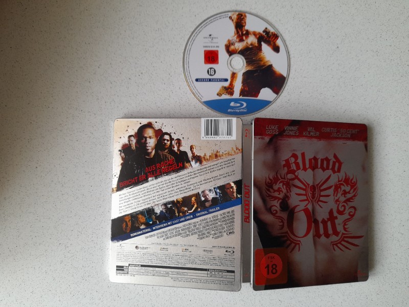 Blu-ray STEELBOOK : BLOOD OUT - LUKE GOSS