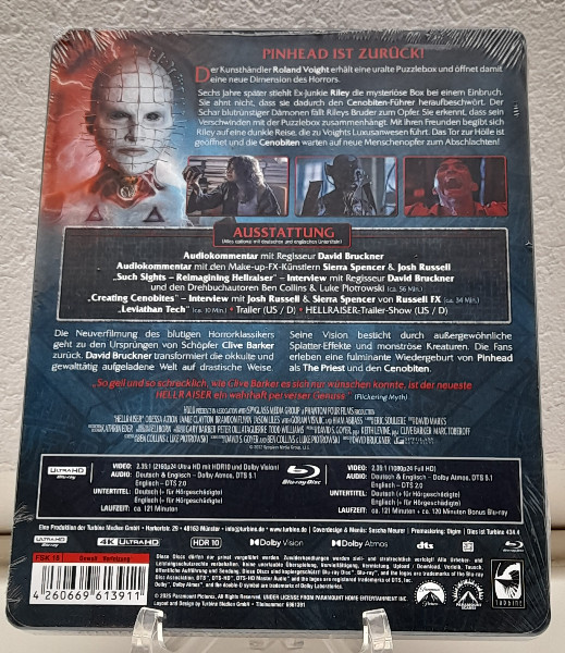 Hellraiser - Das Schloss zur H�lle 4K Steelbook