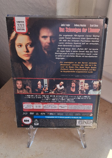 Das Schweigen der L�mmer Erstauflage Mediabook OVP