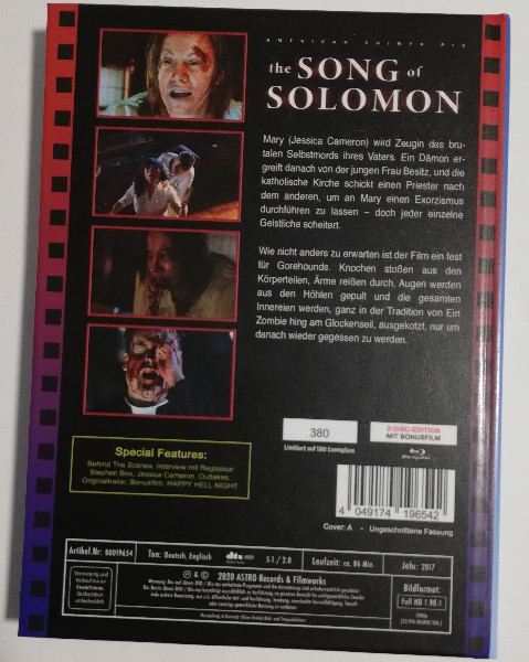 THE SONG OF SOLOMON   (MEDIABOOK)