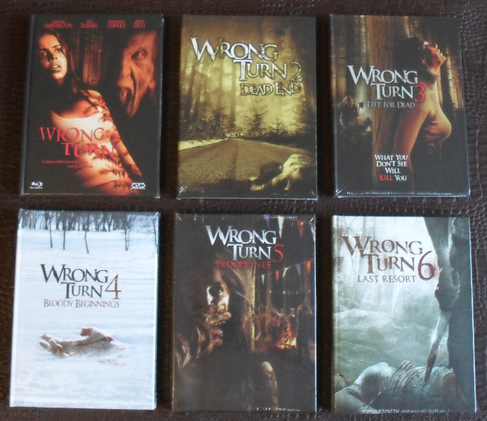 Wrong Turn Black Ed. Mediabook Erstauflagen OVP