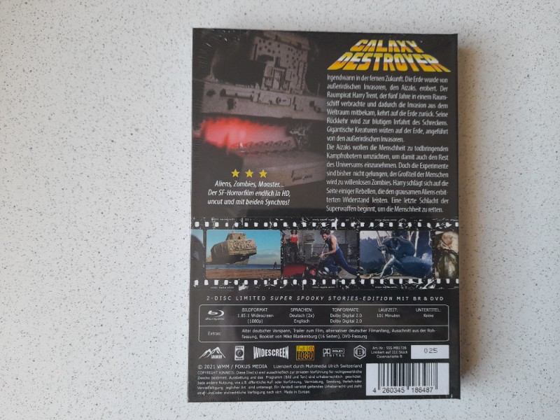 MEDIABOOK : GALAXY DESTROYER - LIMITIERT 111 ST�CK