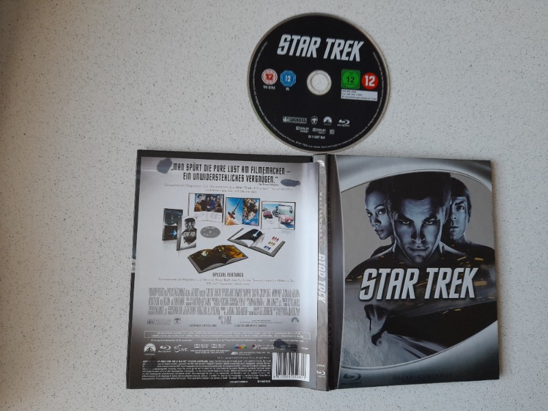 MEDIABOOK : STAR TREK mit CHRIS PINE & ZOE SALDANA