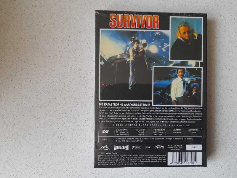 MEDIABOOK : SURVIVOR - JOSEPH COTTEN  -  111 St�ck