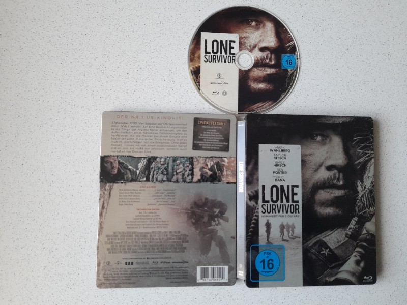 Blu-ray STEELBOOK : LONE SURVIVOR - MARK WAHLBERG
