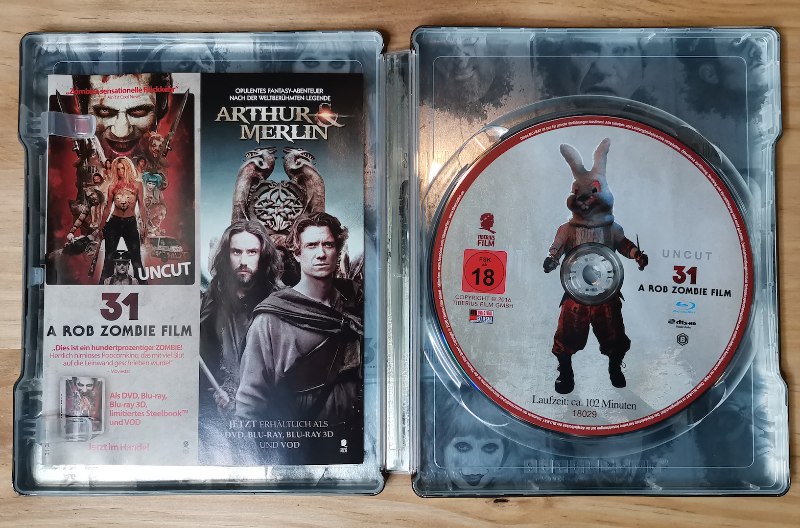 31 - Limited Steelbook - Blu Ray - Uncut