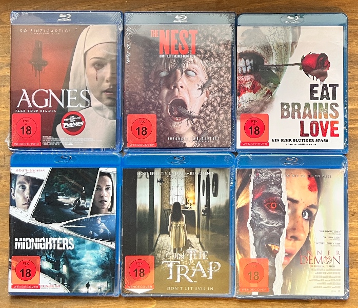 The Nest - Horror Blu Ray Sammlung - 6 St�ck NEU