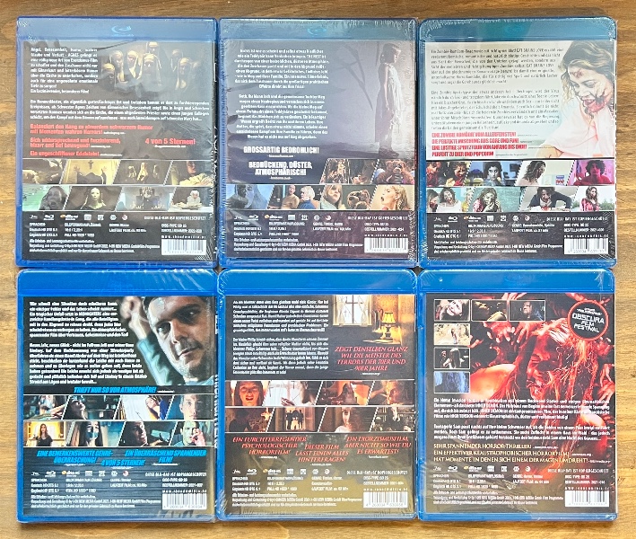 The Nest - Horror Blu Ray Sammlung - 6 St�ck NEU