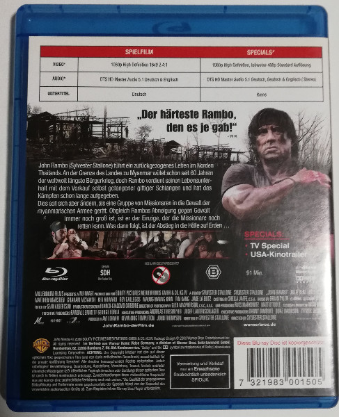 JOHN  RAMBO   ( UNCUT )