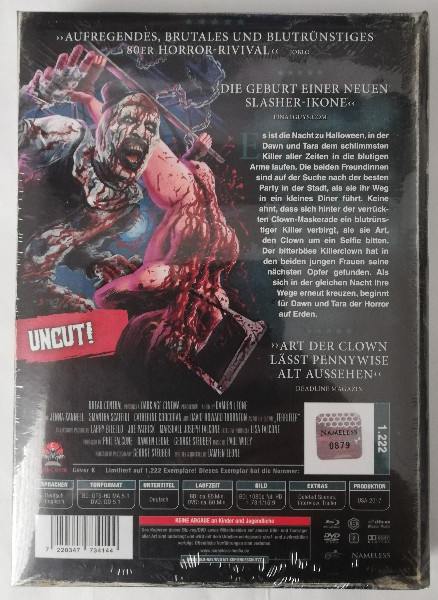 TERRIFIER 1 (MEDIABOOK) NEU IN FOLIE WATTIERT