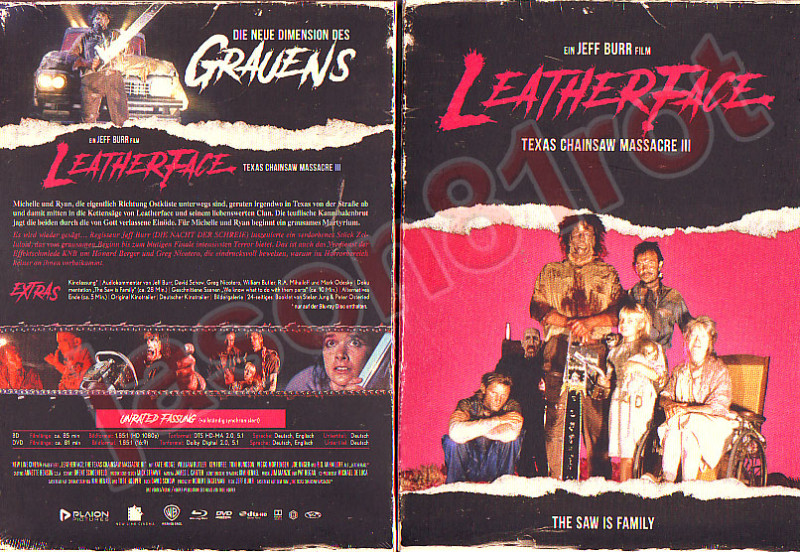 Leatherface: Texas Chainsaw Massacre III - 3-Disc