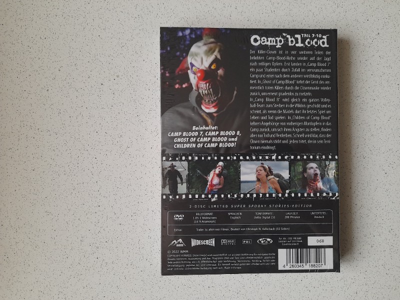 MEDIABOOK : CAMP BLOOD TEIL : 7 - 10 - 222 St�ck