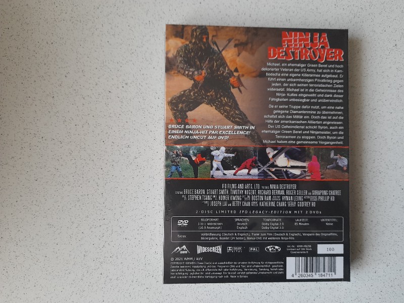 MEDIABOOK :  NINJA DESTROYER  -  166 St�ck